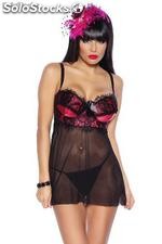 Babydoll mit gepolsterten Cups