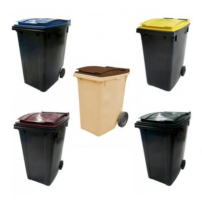 Bac à ordure 360 litres en couleur - Photo 2