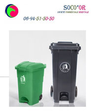 Bac à ordure poubelle bidon plastique pvc traitement déchet recyclage