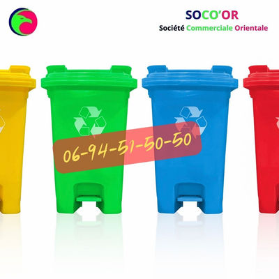 Bac à ordure poubelle Maroc bidon plastique pvc traitement déchet recyclage