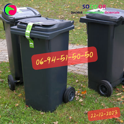 Bac à ordure poubelle Maroc taro plastique pvc traitement déchet recyclage 3