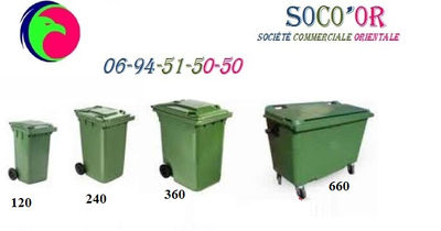Bac a ordure poubelle taro bidon plastique pvc traitement déchet recyclage