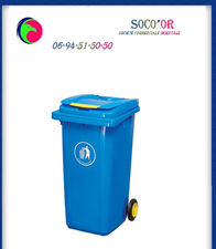 Bac à ordure poubelle taro bidon plastique pvc traitement déchet recyclage PEHD