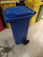 bac à ordures 120 litres plastique