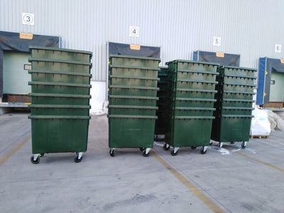 bac_ordure poubelle plastique 660 770 1100 lit - Photo 3