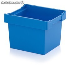 Bac plastique mb 4327 - 400x300x270 mm - parois pleines - bleu