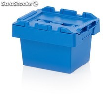 Bac plastique mbd 3217 - 300x200x190 mm - parois pleines - bleu