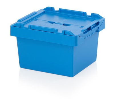 Bac plastique mbd 4322- 400x300x240 mm - parois pleines - bleu