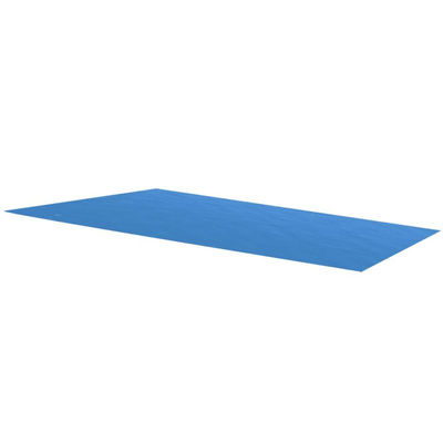 Bâche de piscine bleue rectangulaire en PE 260 x 160 cm