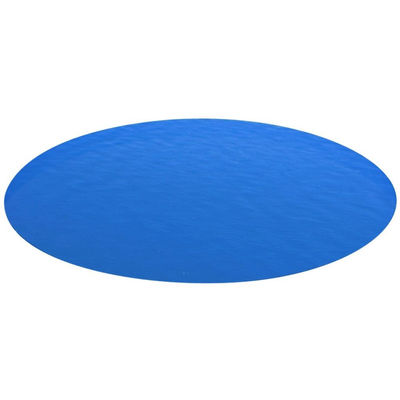 Bâche de piscine bleue ronde en PE 549 cm