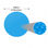 Bâche de piscine bleue ronde en PE 549 cm - Photo 3