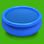 Bâche de piscine bleue ronde en PE 549 cm - Photo 4