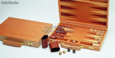 Backgammon - Edelholz Koffer