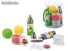 Badegel, Badesalz und Knetseife - Kinder Bade-Set