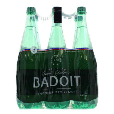 Badoit Eau gazeuse : le pack de 6 bouteilles d&amp;#39;1L - Photo 2