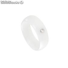 Bague ceramic white