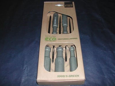 Bahco Set Eco Destornilladores 3000 / 5 Eco Green 5 Piezas