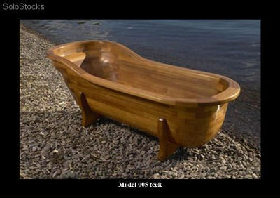 Baignoires et vasques en bois - Photo 2