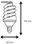 Baixo consumo de Spiral Bulb Micro t2. 15w. e-14 (6400k) - Foto 2