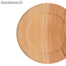 Bajo plato de madera Cocina o Decorativo - MENAJE MADERA - 30 cm (Pino)