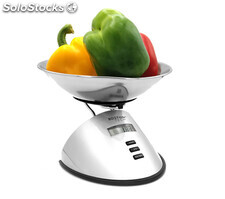 Balança de cozinha digital Balança de precisão para alimentos Tigela removível