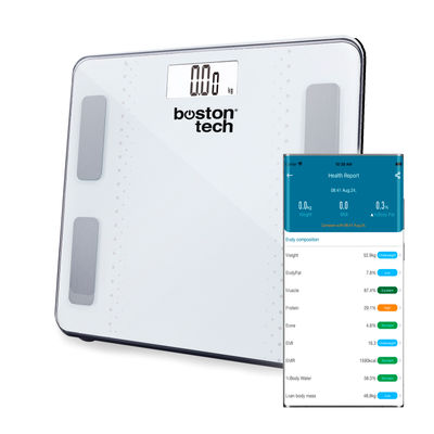 Balança Digital Inteligente com Bluetooth Alta Precisão Diagnóstico de Peso