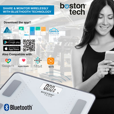 Balança Digital Inteligente com Bluetooth Alta Precisão Diagnóstico de Peso - Foto 3