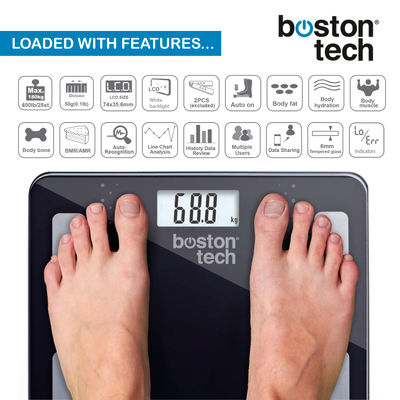 Balança Digital Inteligente com Bluetooth, Alta Precisão, Diagnóstico de Peso - Foto 2