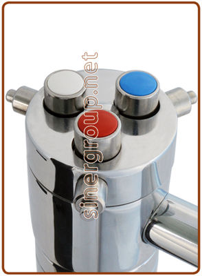 Balance 3-way chrome-plated brass column with colored buttons and dispensing blo - Foto 3