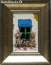 Balcon | Pinturas de miniaturas de colección en óleo sobre tabla