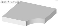 Balda de fijación invisible 29,5x29,5 cm. - Color: blanco