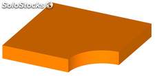 Balda de fijación invisible 29,5x29,5 cm. - Color: naranja