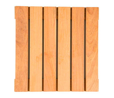 Baldosa exterior madera tropical 320x320 mm - Foto 2