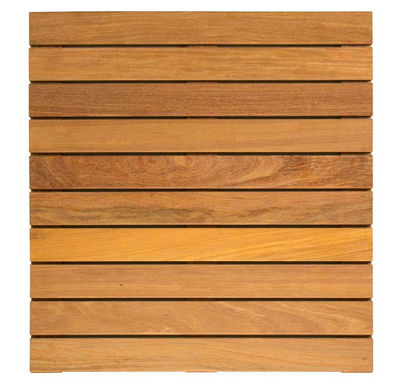 Baldosa exterior madera tropical 900x900 mm