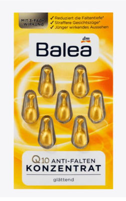 BALEA - Origine Allemagne - Concentré Q10 anti-rides, 7 doses