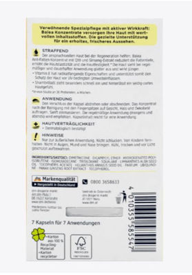 BALEA - Origine Allemagne - Concentré Q10 anti-rides, 7 doses - Photo 3
