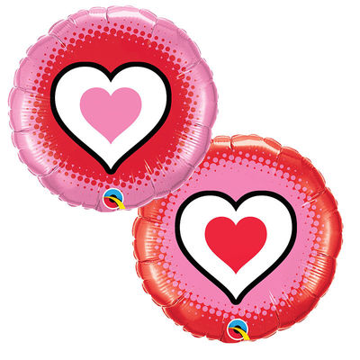 Ballon alu Coeur 18 &quot; (46 cm ) &quot; LOVE &quot; Only Hearts