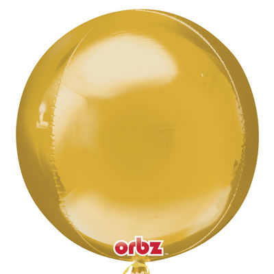 Ballon Alu sphère orbz Or 40 cm