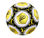 Ballon de football, sport outdoor - Jaune &amp;amp; noir - Taille 4 (Age 8-12 ans) - 1