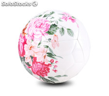 Ballon de football, sport outdoor - Motif fleurs - Taille 5 (Age 13 ans et plus)