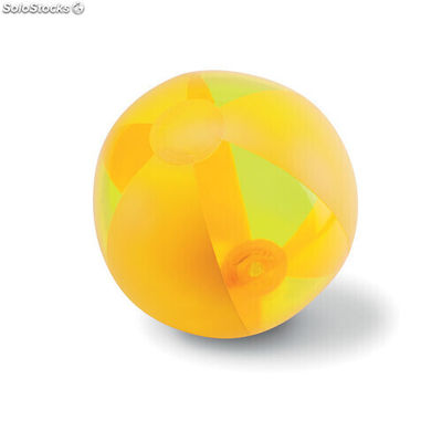 Ballon de plage gonflable jaune MIMO8701-08