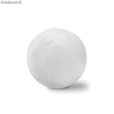 Ballon plage gonflable en PVC blanc MIMO8956-06