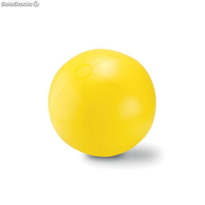 Ballon plage gonflable en PVC jaune MIMO8956-08