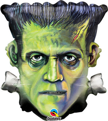 Ballon Qualatex 25&quot; 64 cm tête de Frankenstein