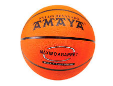 Balon amaya de basket caucho naranja n 6