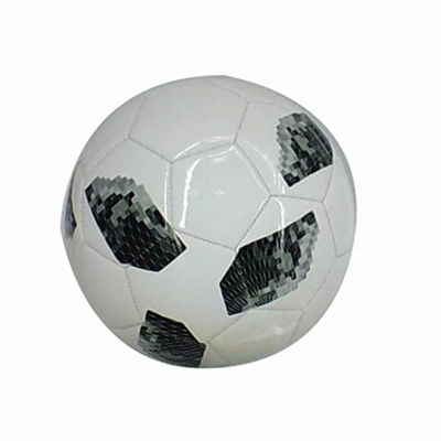 Balón de Fútbol de Cuero Blanco y Negro - Foto 2