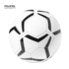 Balón de fútbol en suave polipiel, tamaño FIFA 5.