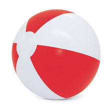 Balon de playa blanco/rojo &quot;balear&quot; - GS1878