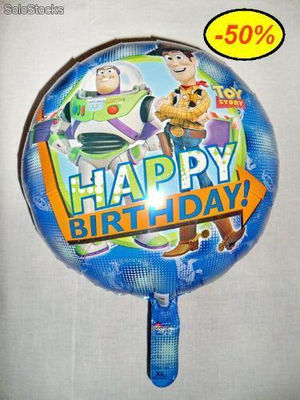Balony foliowe helowe na hel Toy story Cars Disney - Zdjęcie 3
