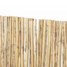Bambú decorativo (media caña). Rollo 1,5x5m